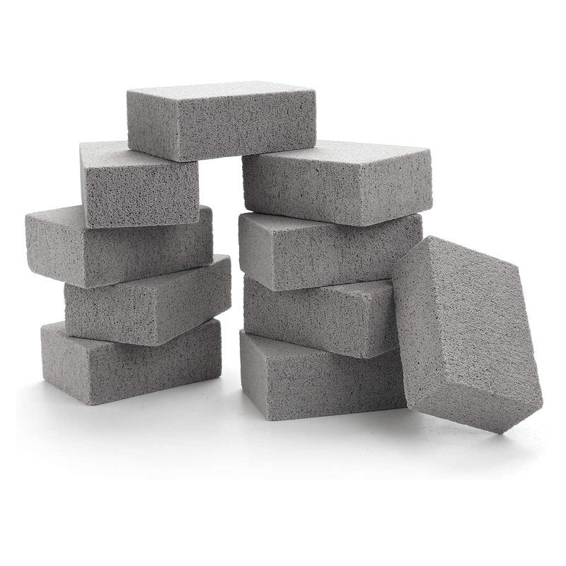 Heavy Duty Pumice Stone Grill Cleaning Bricks (5 - Pack) Grill BBQ Cleaner Grease Remover - Direct On Sale