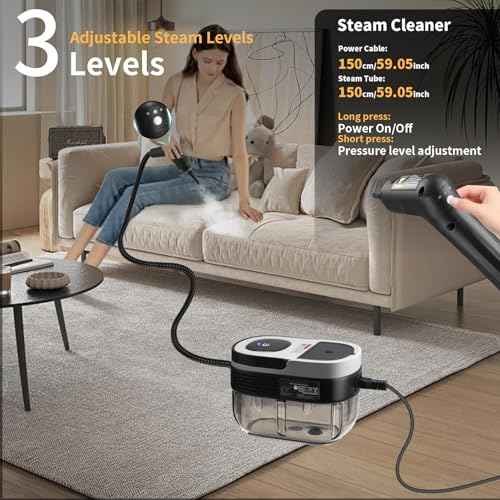 High - Pressure Handheld Steam Cleaner - 1.6L Capacity - Direct On Sale