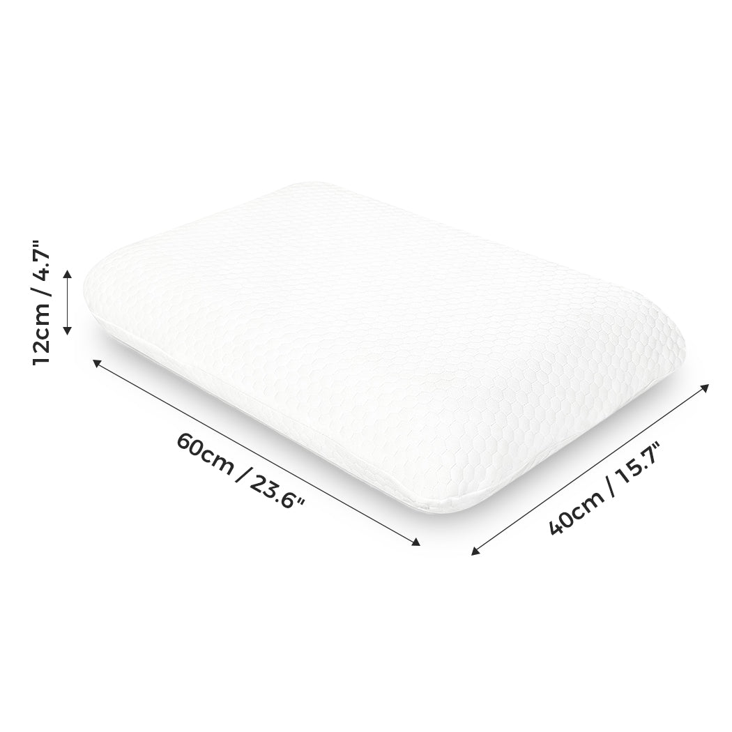 Dreamz Memory Foam Orthopaedic Pillow Neck Pain Side Stomach Back Sleeper 1 Pack-2029334095263305730