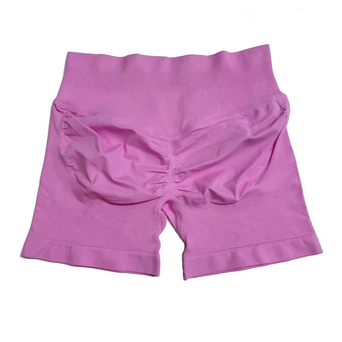 Impact Shorts 12cm Low Ribbed Band Yoga Shorts Seamless Gym Wear Fitness - Direct On Sale