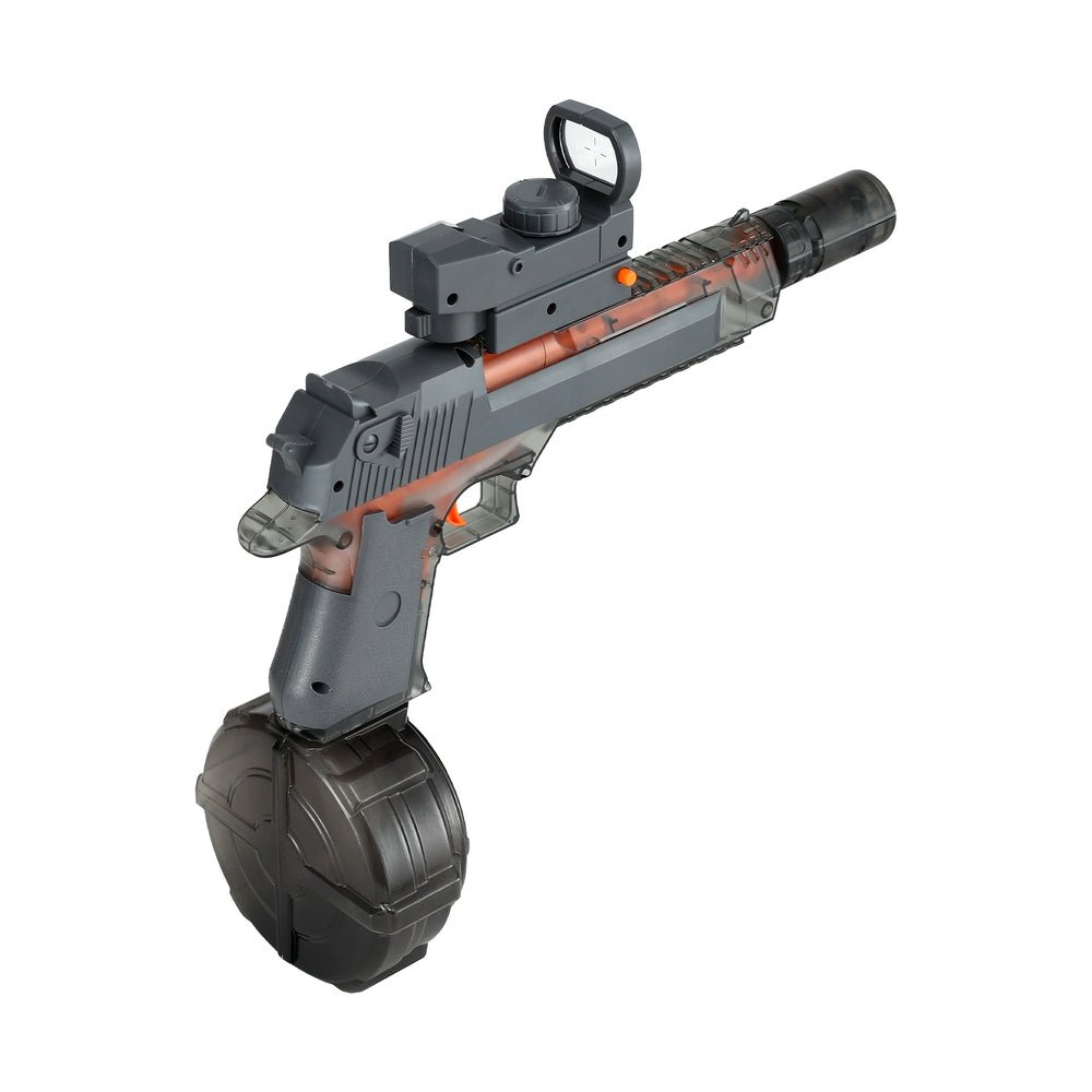 Kids Adult Electric Water Gun 500ml Water Tank Light Squirt Guns Toys Grey - Direct On Sale