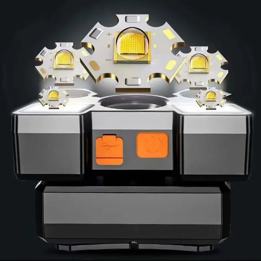 LED Headlamp Rechargeable Headlight Light Head Torch Lamp Flashlight - Direct On Sale