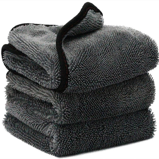 Microfiber Twist Car Wash Towels - Pack of 3 - Direct On Sale
