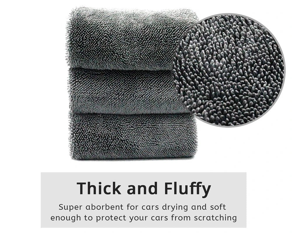 Microfiber Twist Car Wash Towels - Pack of 3 - Direct On Sale