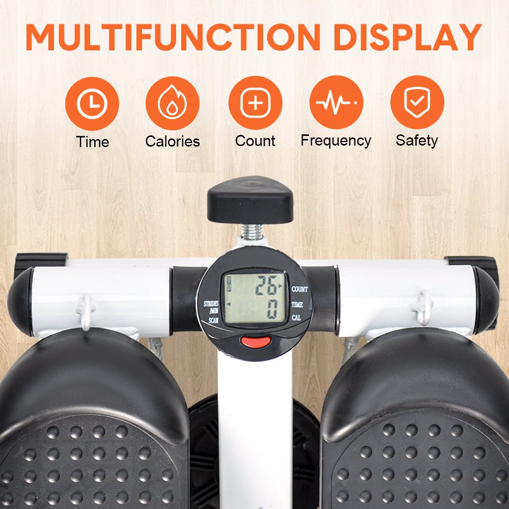 Mini Stepper Exercise Machine with Resistance Fitness Bands - Direct On Sale