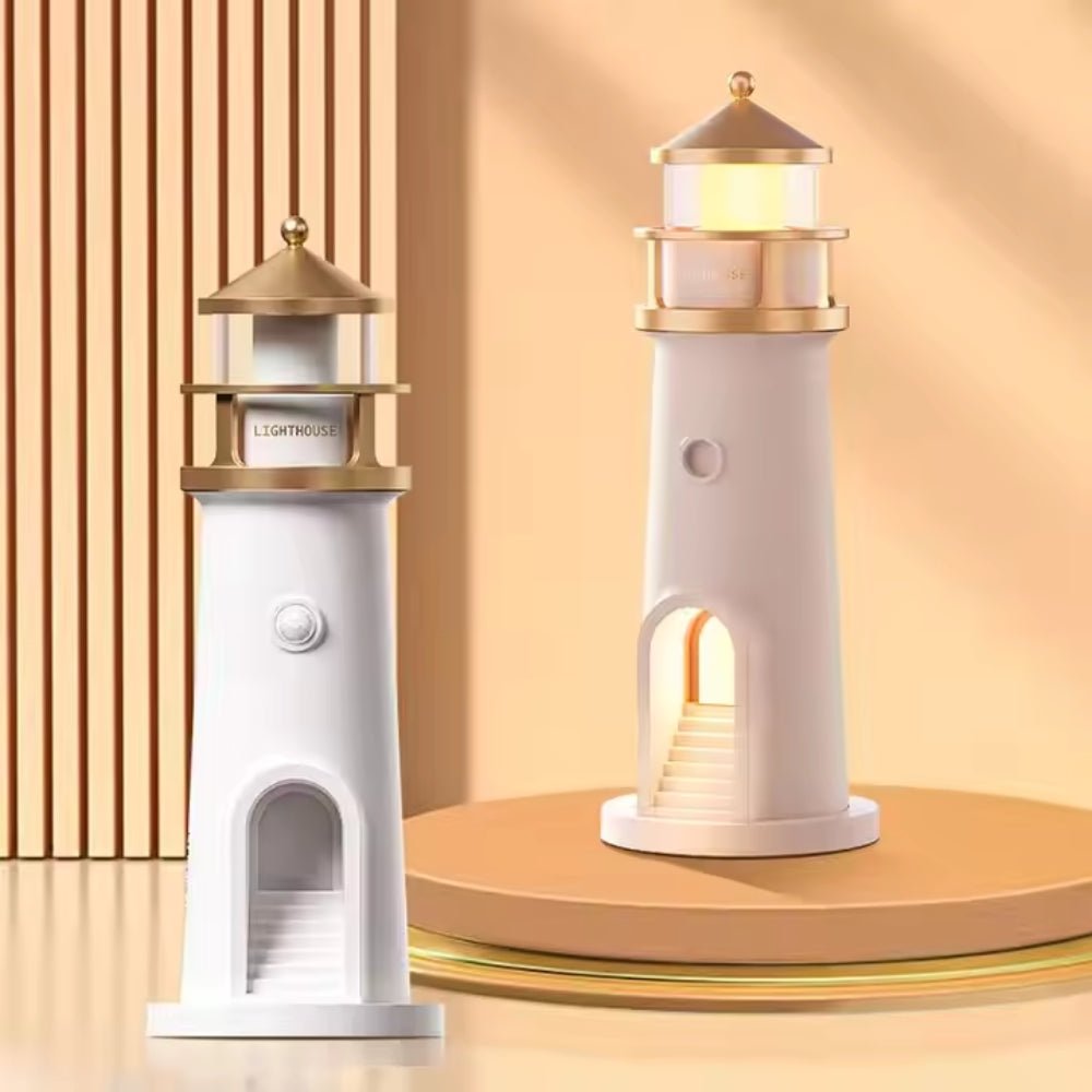Moon Projection Lighthouse Night Lights Motion Sensor Bluetooth Music - Direct On Sale