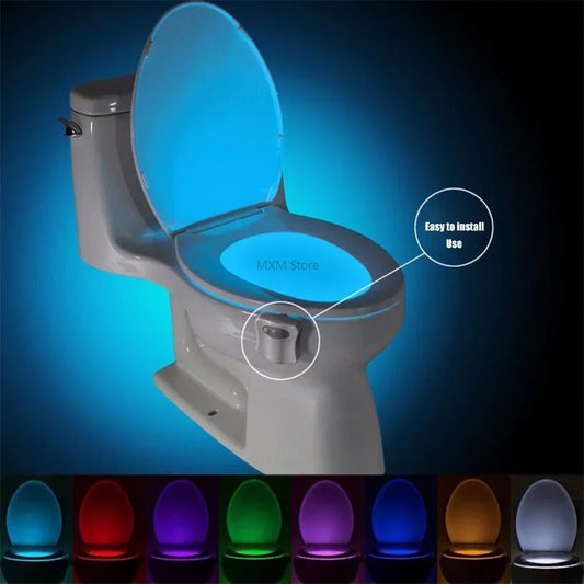 Motion - Sensor LED Toilet Light – 8 - Color Auto - Sensing Night Light - Direct On Sale