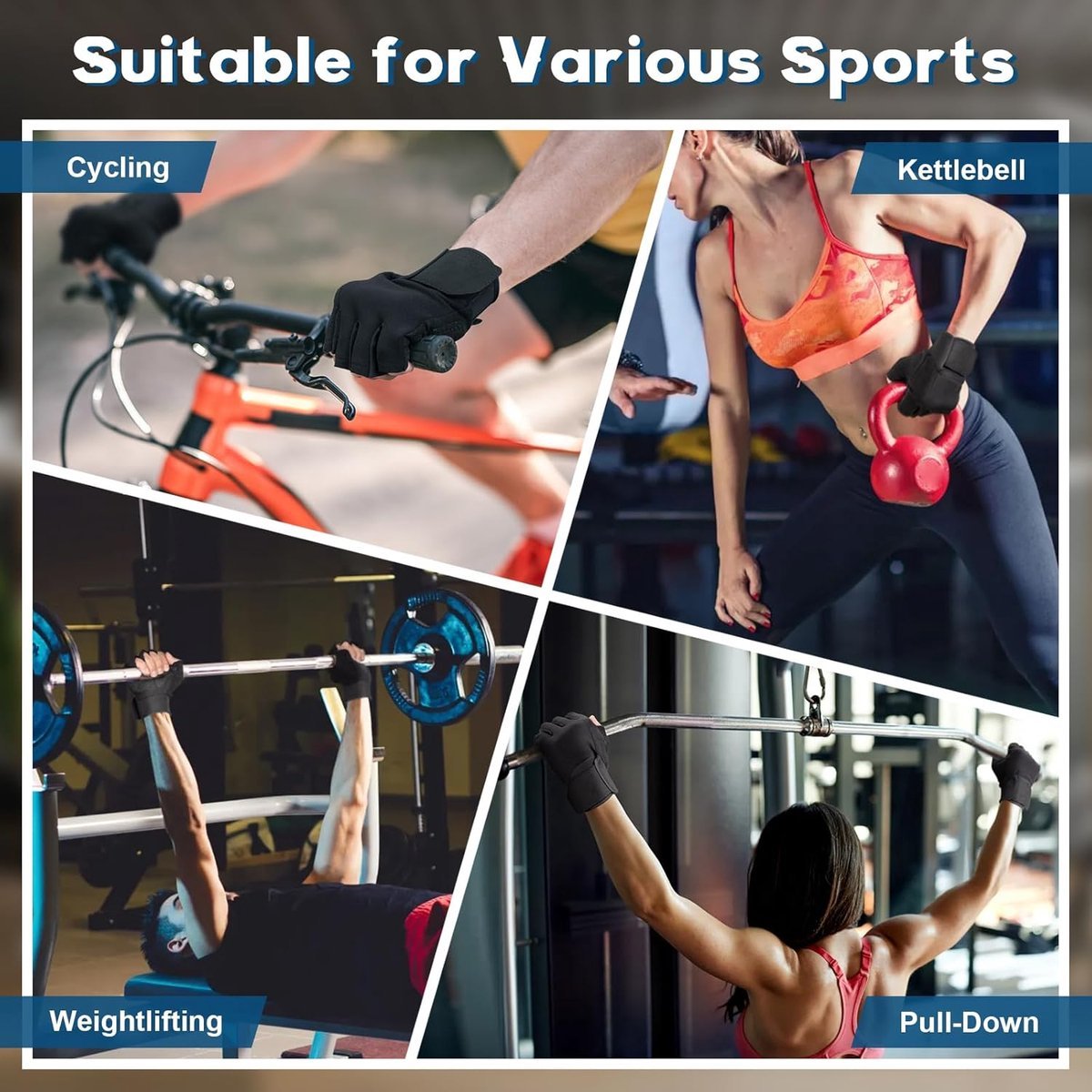 Non - Slip Fitness Gloves – Breathable Weightlifting Training Gloves - Direct On Sale