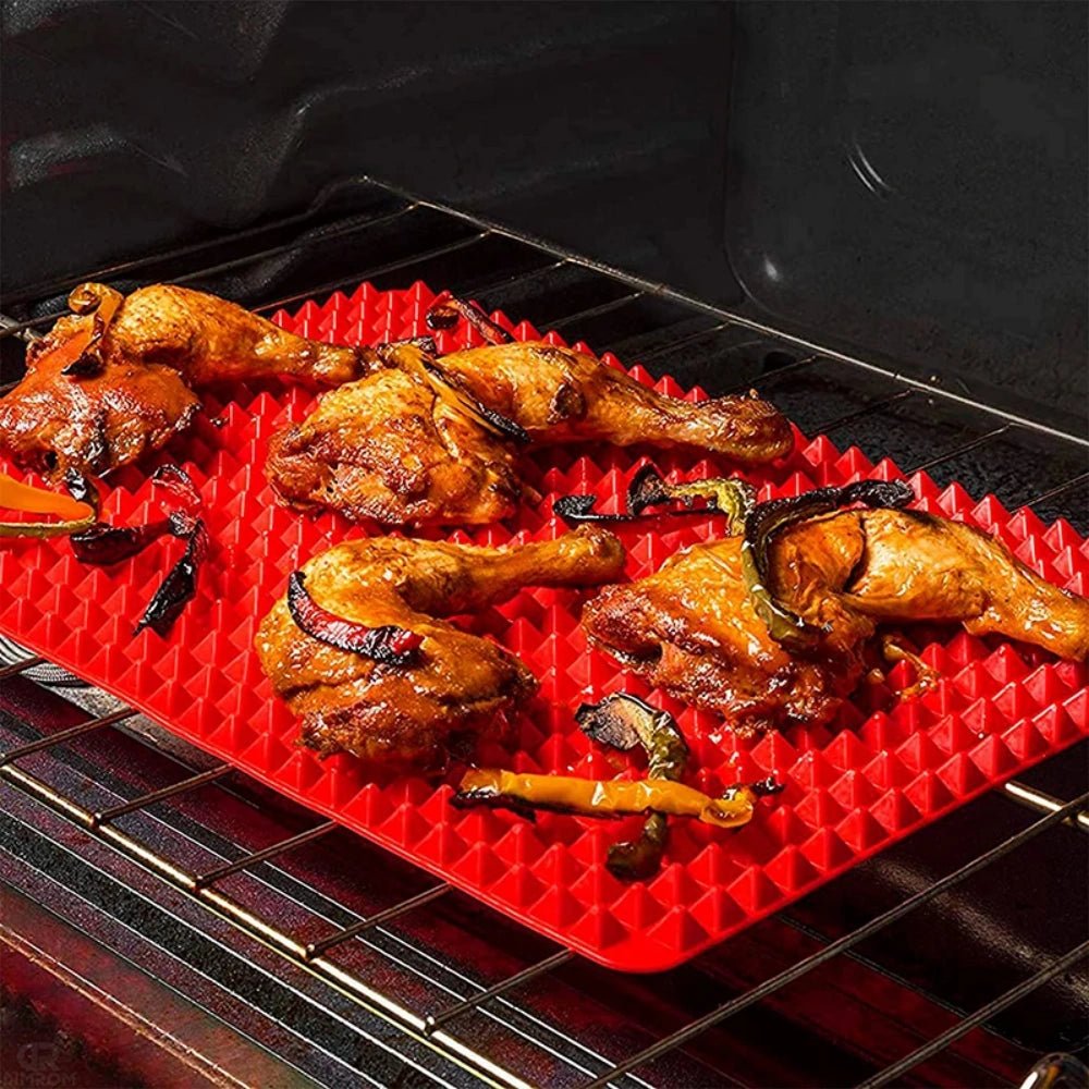 Non - Stick Silicone Baking Mat Cooking Pan For Oven Grilling BBQ - Direct On Sale