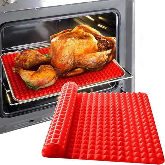 Non - Stick Silicone Baking Mat Cooking Pan For Oven Grilling BBQ - Direct On Sale