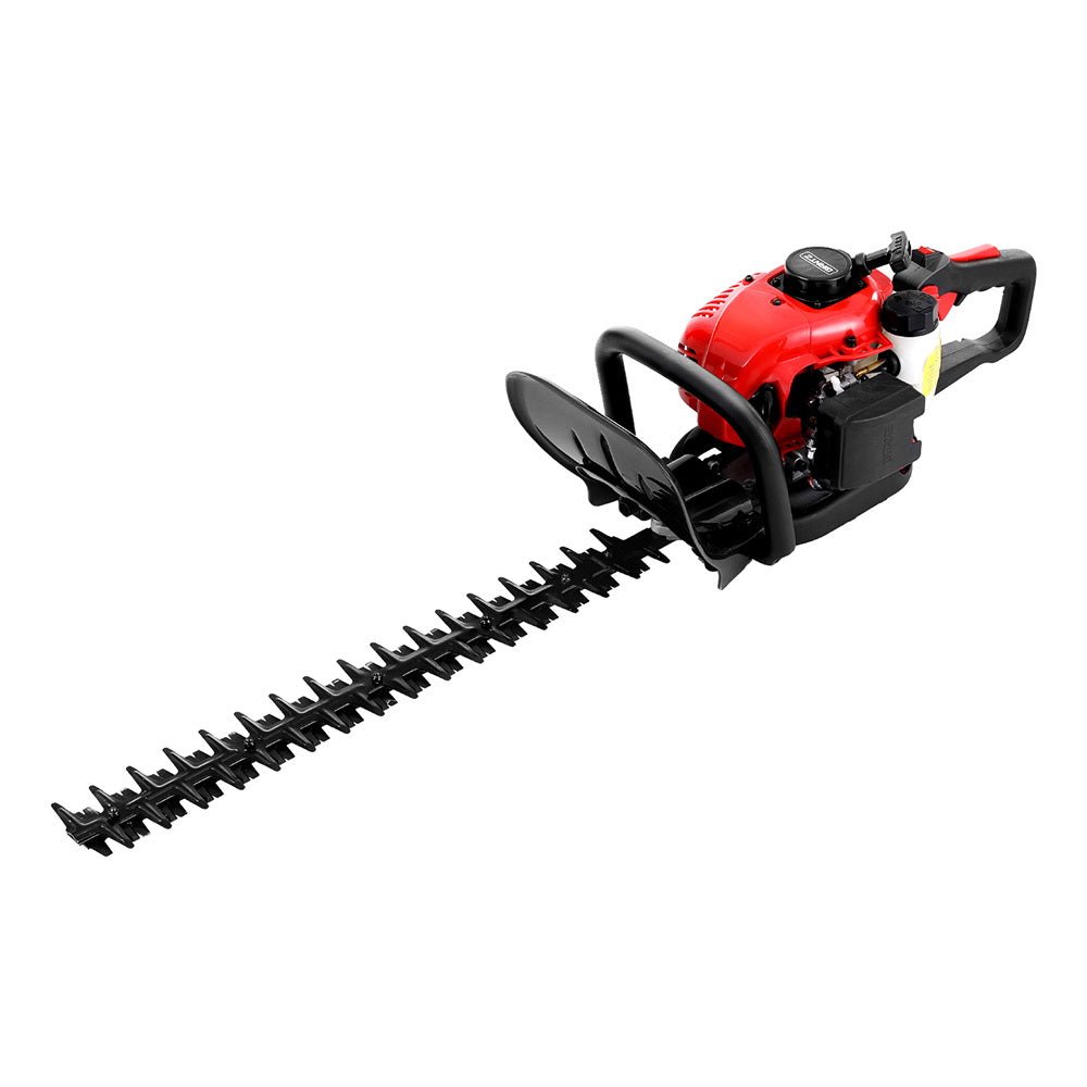 Petrol Hedge Trimmer 25.4cc Two - Stroke Engine with 24" Precision Blade - Direct On Sale