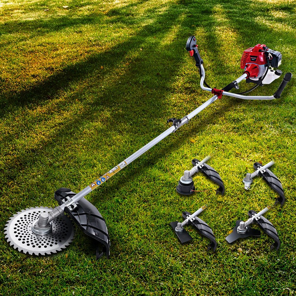Pole Chainsaw 5 in 1 Petrol Circular Saw Hedge Trimmer Cutter Whipper Snipper - Direct On Sale