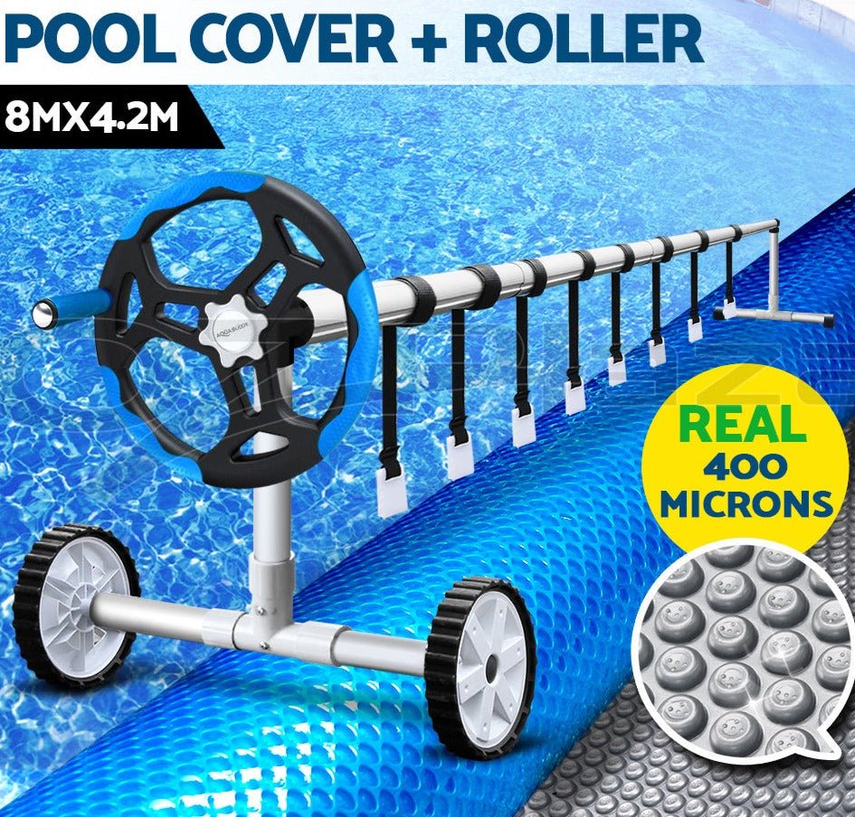 Pool Cover Covers Solar Blanket 400 Micron Roller Swimming Bubble - Direct On Sale