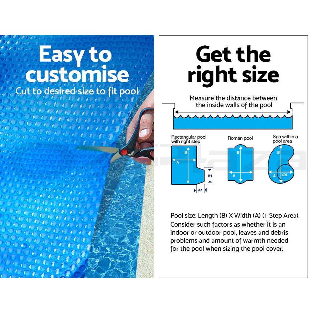 Pool Cover Covers Solar Blanket 400 Micron Roller Swimming Bubble - Direct On Sale
