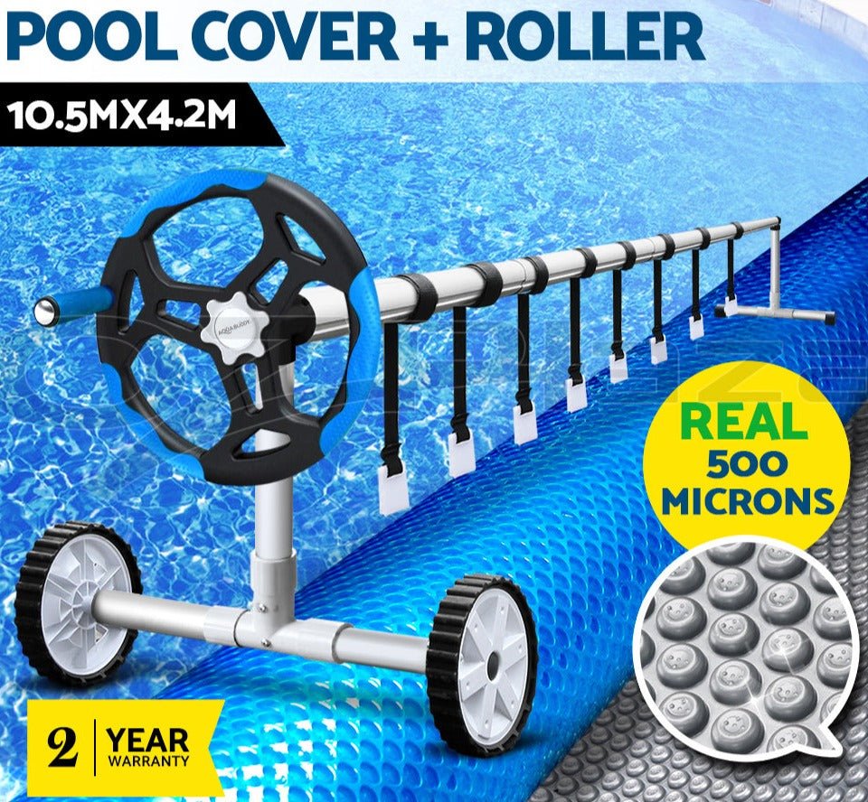 Pool Cover Covers Solar Blanket 400 Micron Roller Swimming Bubble - Direct On Sale