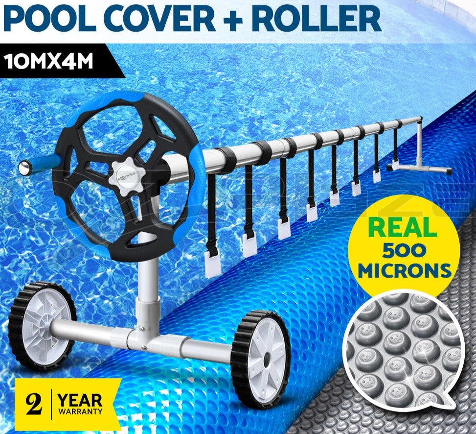 Pool Cover Covers Solar Blanket 400 Micron Roller Swimming Bubble - Direct On Sale