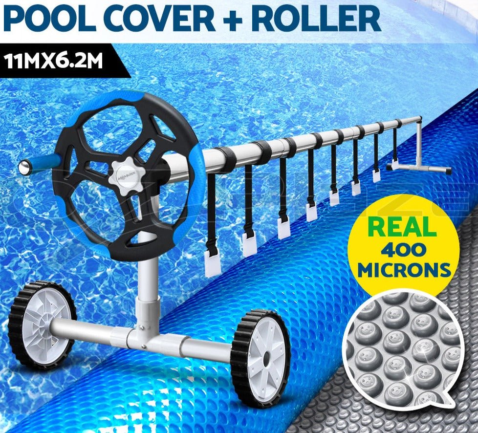 Pool Cover Covers Solar Blanket 400 Micron Roller Swimming Bubble - Direct On Sale