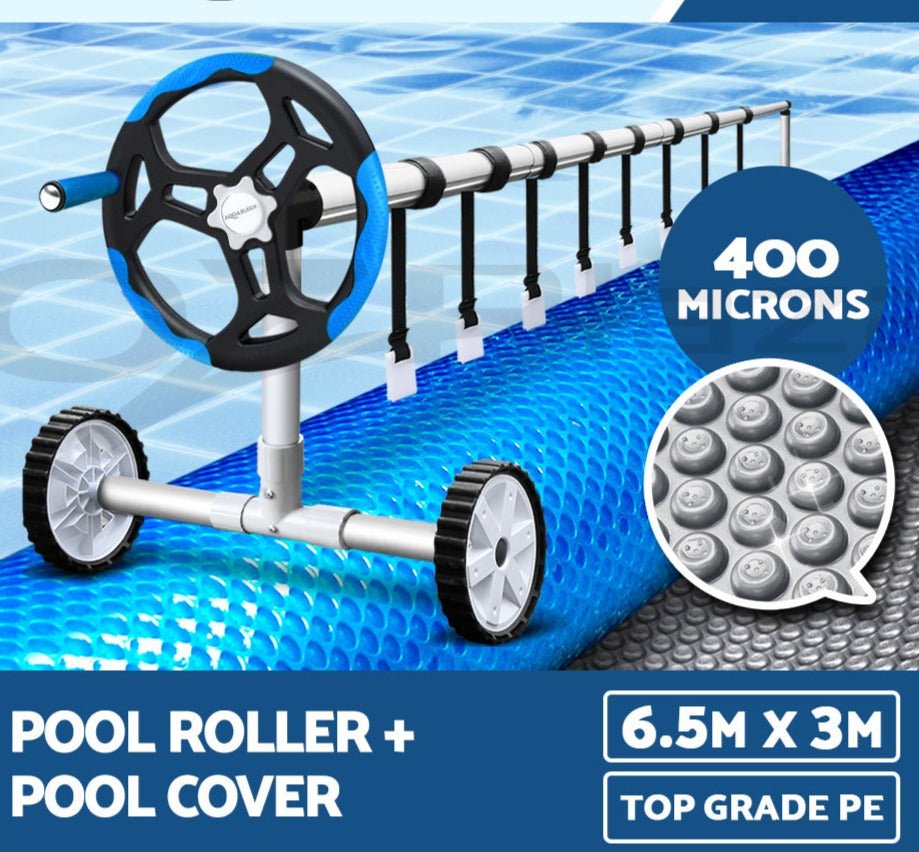 Pool Cover Covers Solar Blanket 400 Micron Roller Swimming Bubble - Direct On Sale