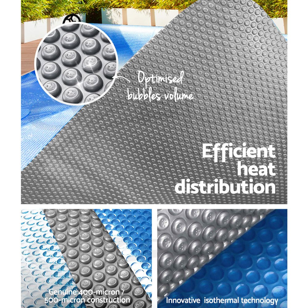 Pool Cover Covers Solar Blanket 400 Micron Roller Swimming Bubble - Direct On Sale
