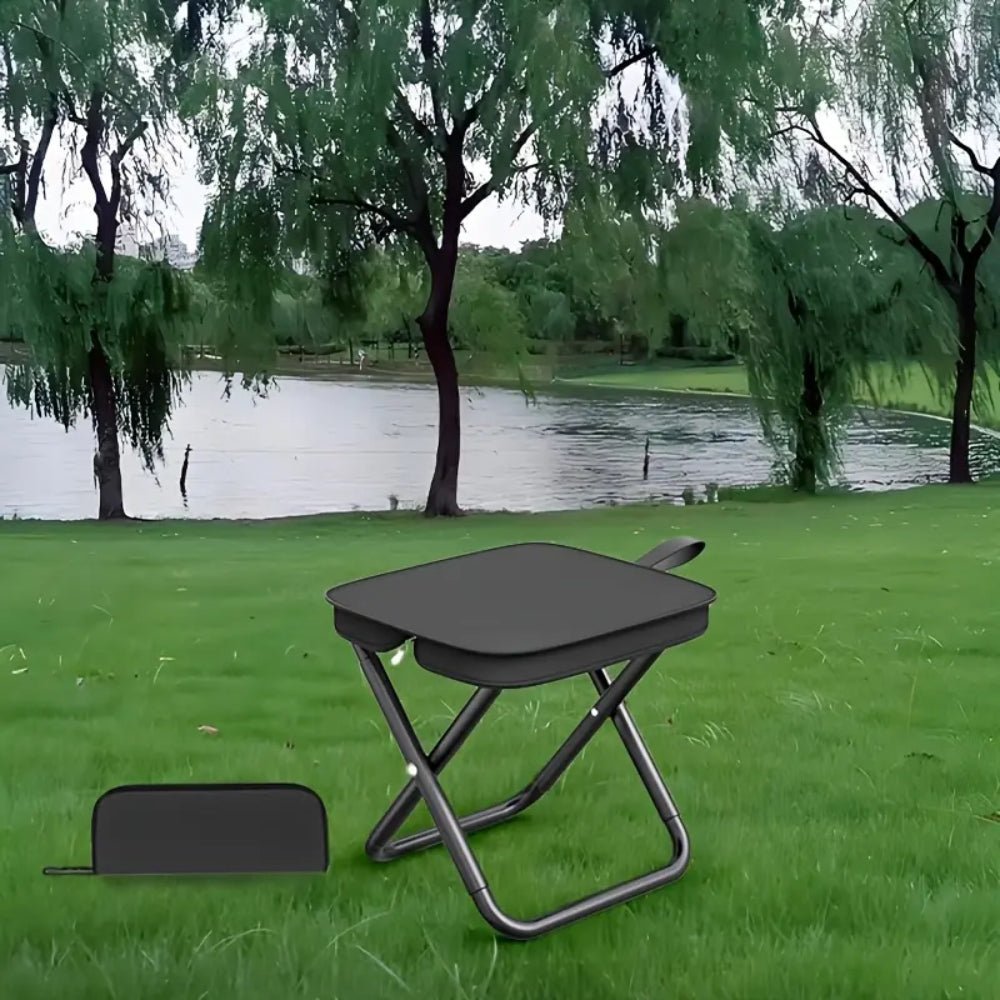 Portable Folding Camping Stool with Carry Bag - Direct On Sale