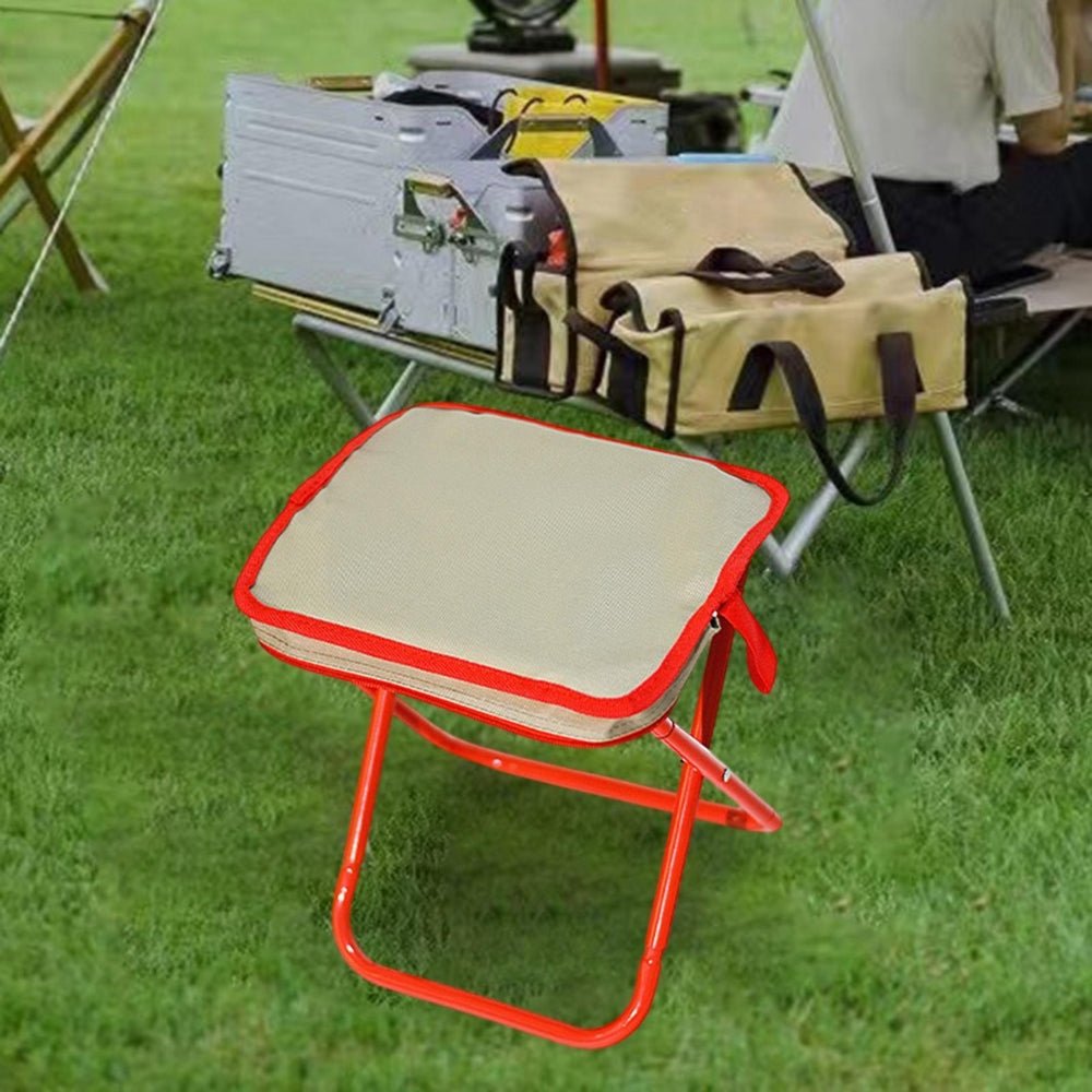 Portable Folding Camping Stool with Carry Bag - Direct On Sale