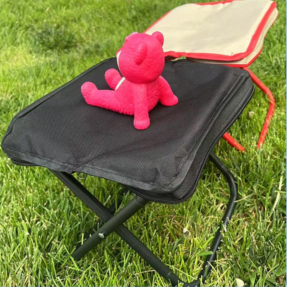 Portable Folding Camping Stool with Carry Bag - Direct On Sale