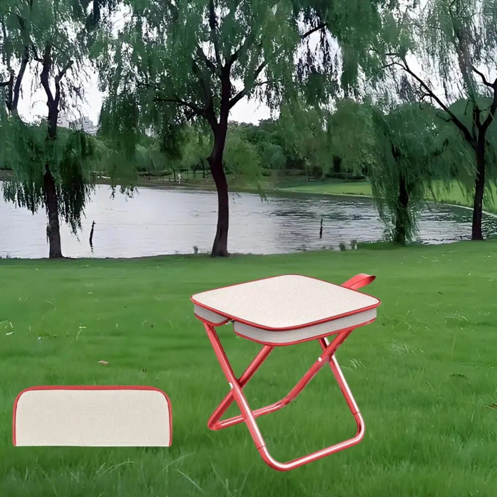 Portable Folding Camping Stool with Carry Bag - Direct On Sale