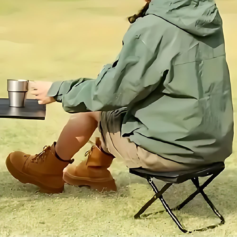 Portable Folding Camping Stool with Carry Bag - Direct On Sale