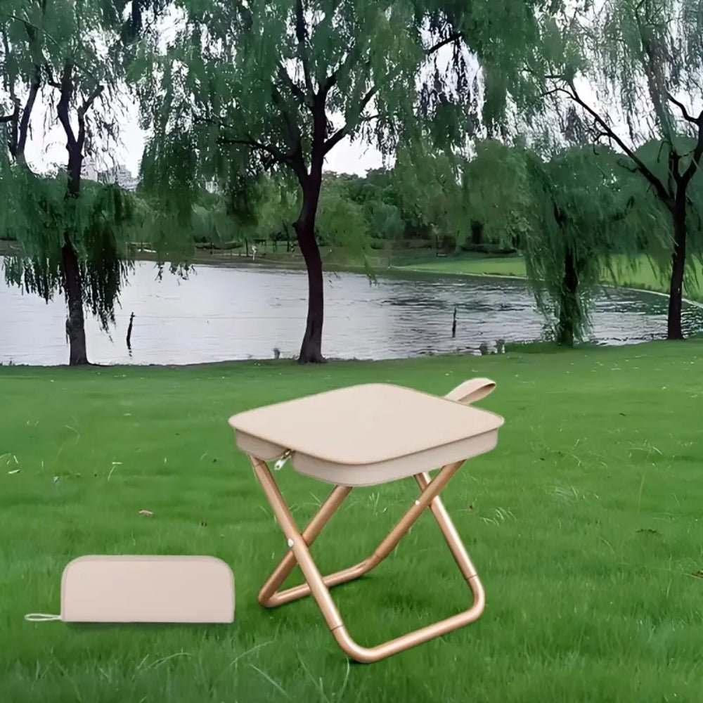 Portable Folding Camping Stool with Carry Bag - Direct On Sale