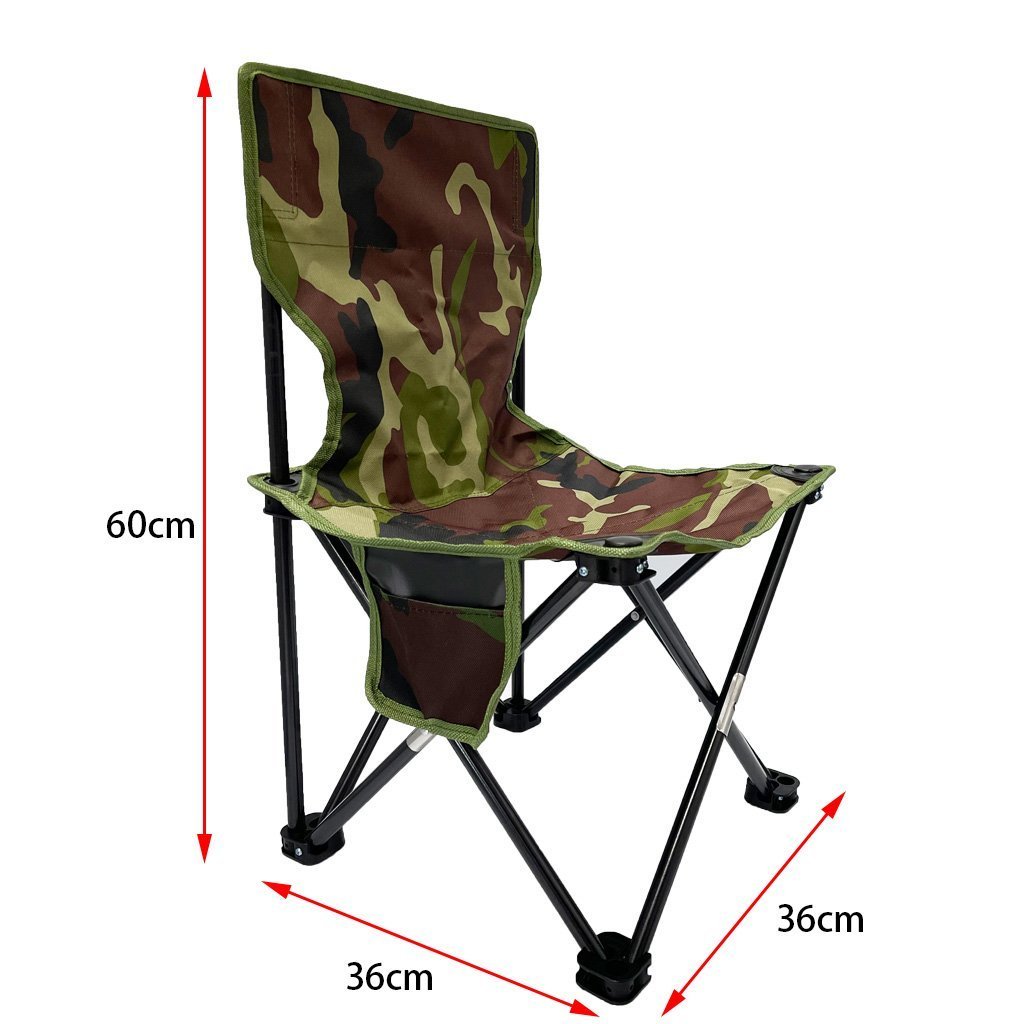 Portable Folding Stool Lightweight Camping Stool with Carry Bag - Direct On Sale