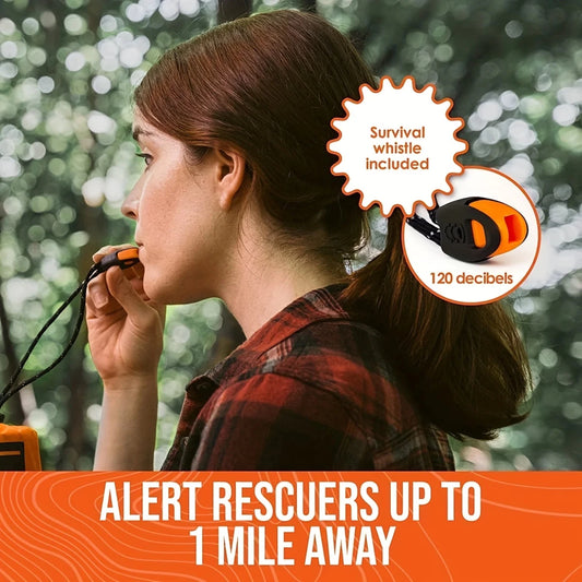 Portable Waterproof Emergency Survival Sleeping Bag - Mylar Thermal Sack for Outdoor Adventures - Direct On Sale