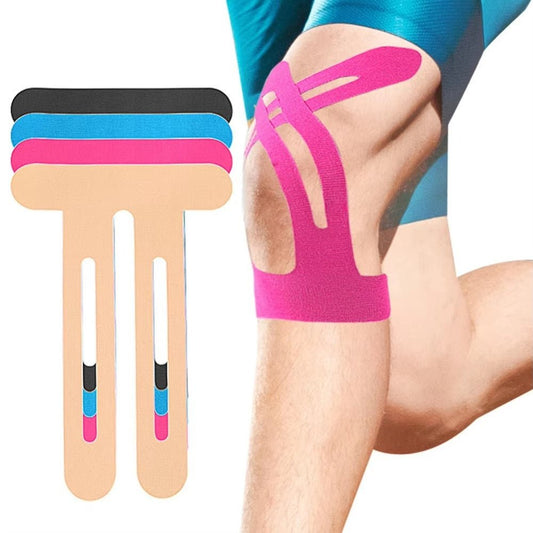 Precut Breathable Elastic Kinesiology Tape Support for Knees & Joints - Direct On Sale