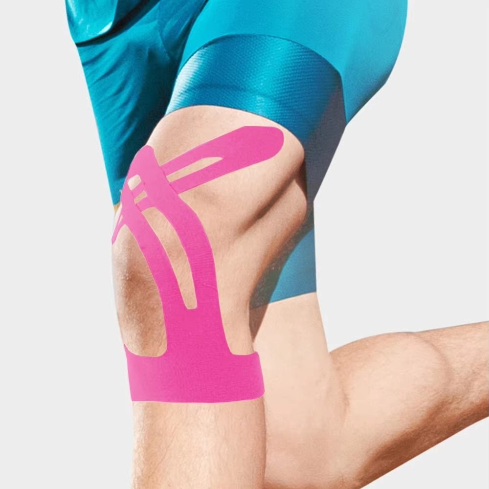 Precut Breathable Elastic Kinesiology Tape Support for Knees & Joints - Direct On Sale