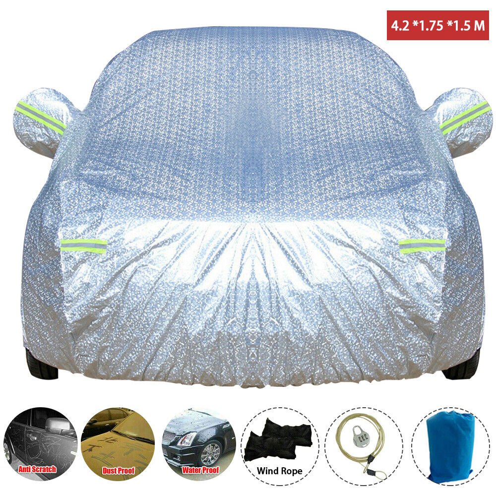 Premium 6 - Layer Waterproof Car Cover – Heavy - Duty Protection Against UV, Dust & Hail – Universal Fit in 5 Sizes - Direct On Sale