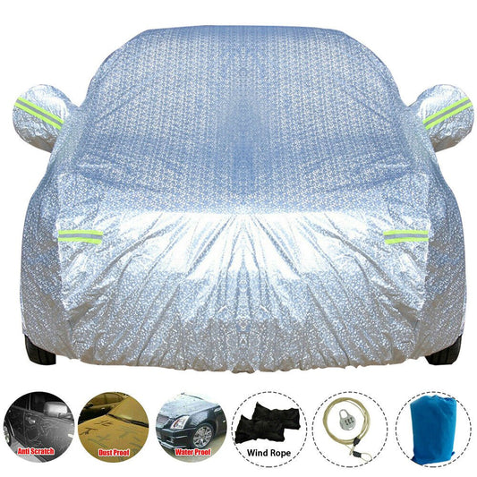 Premium 6 - Layer Waterproof Car Cover – Heavy - Duty Protection Against UV, Dust & Hail – Universal Fit in 5 Sizes - Direct On Sale
