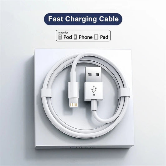 Premium USB Charger Cable for iPhone 14 8 7 6S Plus 13 12 Pro XS Max XR SE Fast Charging Cord Data Sync Line 1m 2m 3m - Direct On Sale