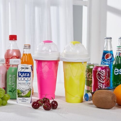 Quick - Frozen Squeeze Magic Cup Slushie Maker Ice Smoothie Cup Bottle Cooling - Direct On Sale
