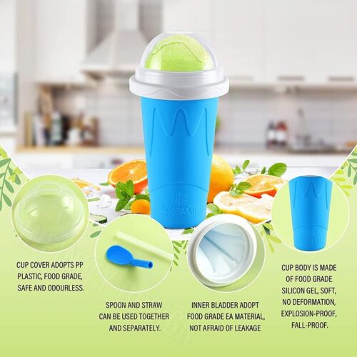 Quick - Frozen Squeeze Magic Cup Slushie Maker Ice Smoothie Cup Bottle Cooling - Direct On Sale