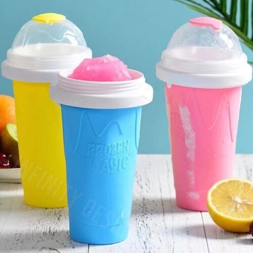 Quick - Frozen Squeeze Magic Cup Slushie Maker Ice Smoothie Cup Bottle Cooling - Direct On Sale