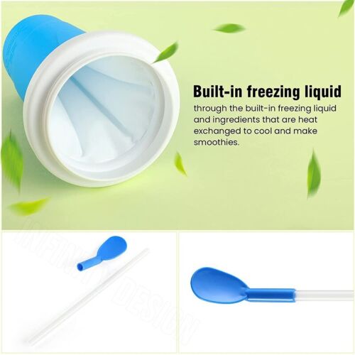 Quick - Frozen Squeeze Magic Cup Slushie Maker Ice Smoothie Cup Bottle Cooling - Direct On Sale