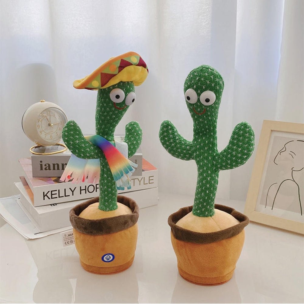 Rechargeable Dancer Cactus Glowing Dancing Electronic Plush Toy - Direct On Sale