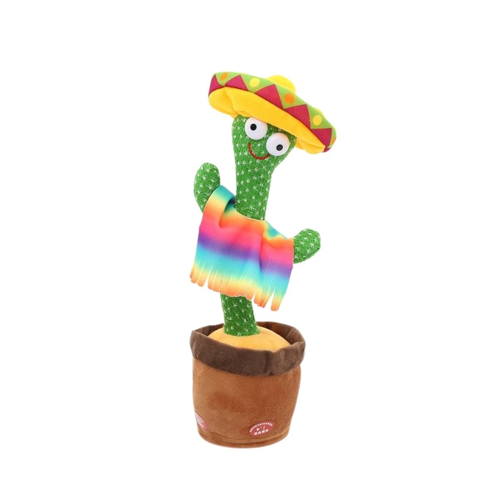 Rechargeable Dancer Cactus Glowing Dancing Electronic Plush Toy - Direct On Sale