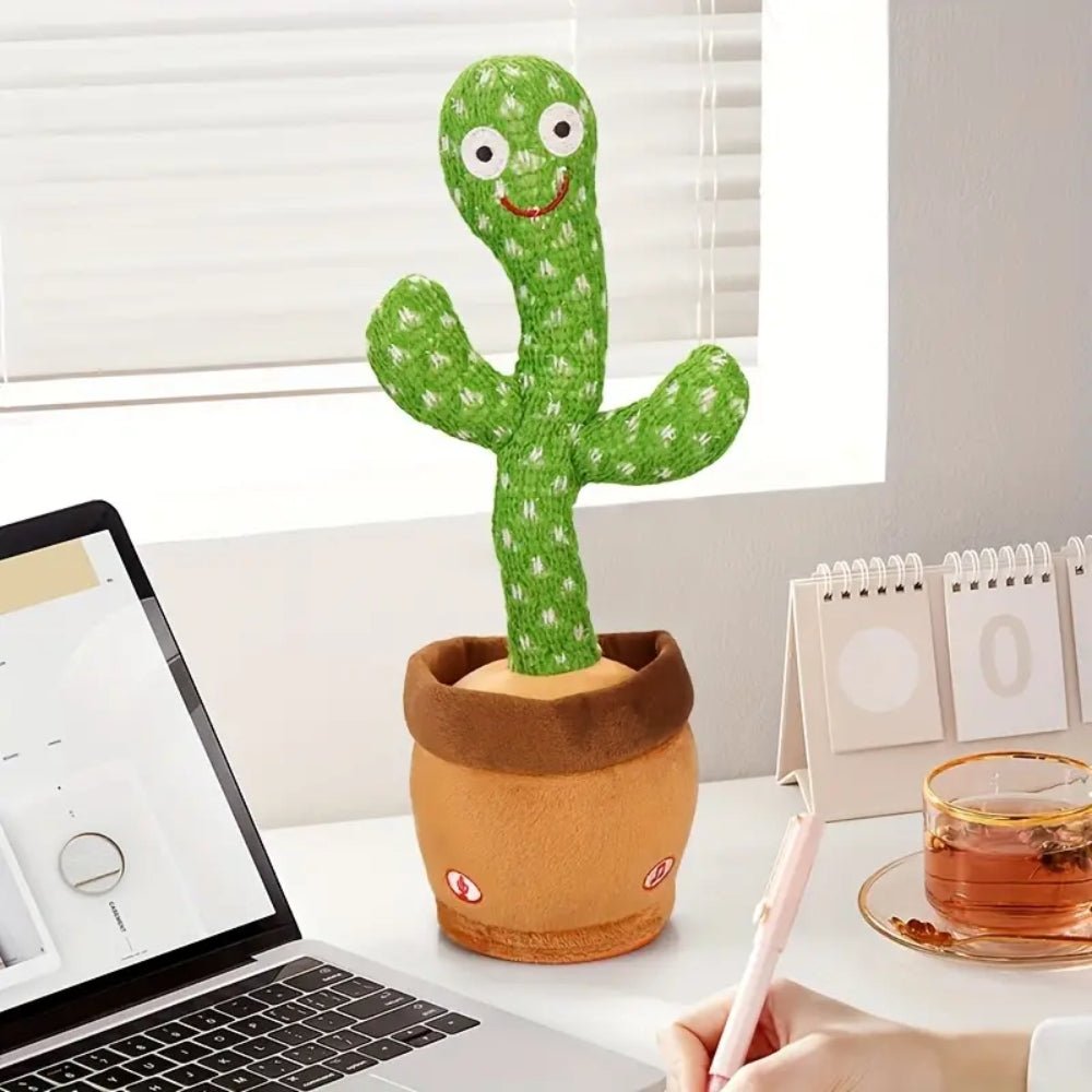 Rechargeable Dancer Cactus Glowing Dancing Electronic Plush Toy - Direct On Sale