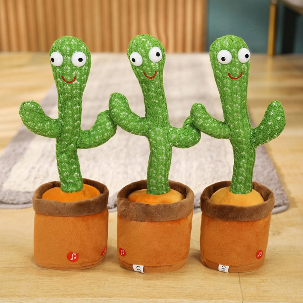 Rechargeable Dancer Cactus Glowing Dancing Electronic Plush Toy - Direct On Sale