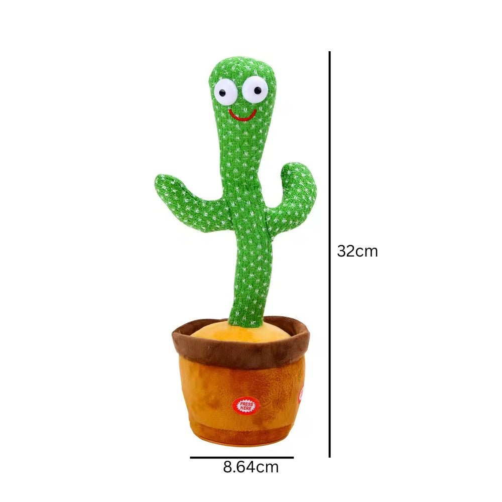Rechargeable Dancer Cactus Glowing Dancing Electronic Plush Toy - Direct On Sale