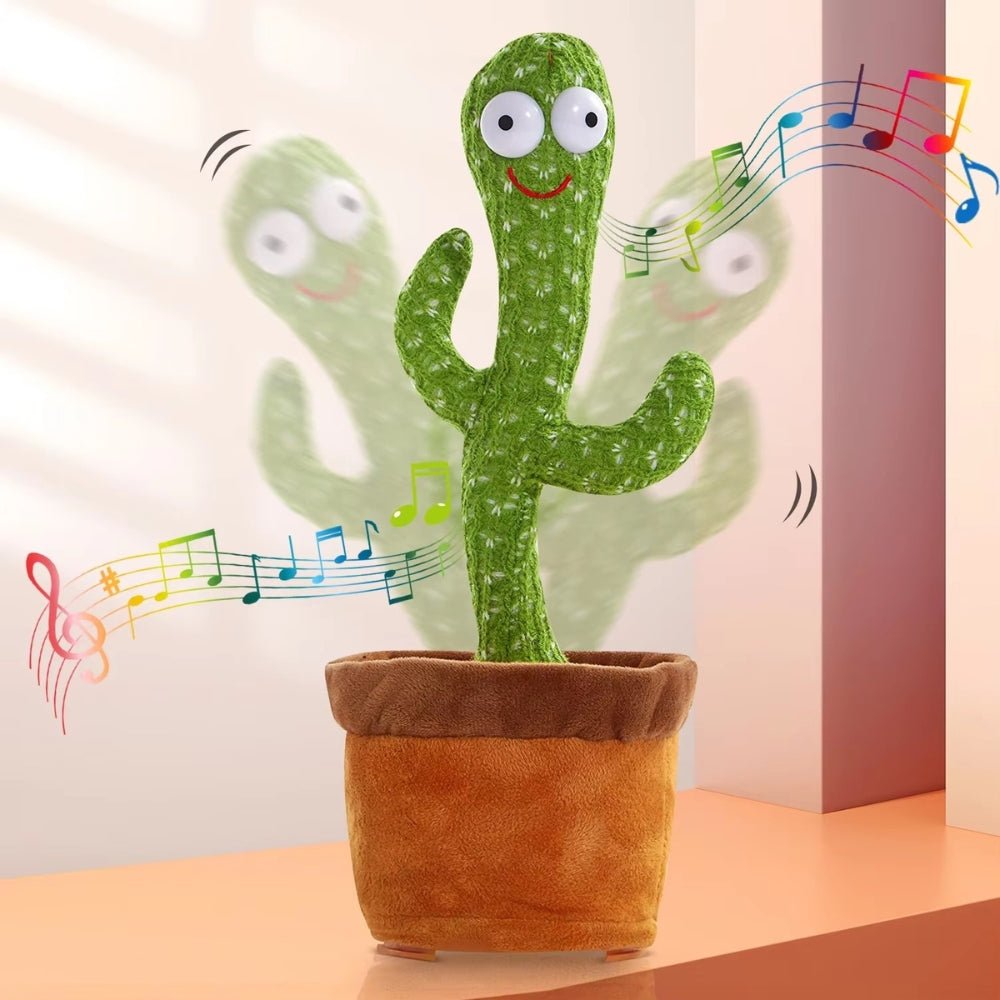 Rechargeable Dancer Cactus Glowing Dancing Electronic Plush Toy - Direct On Sale