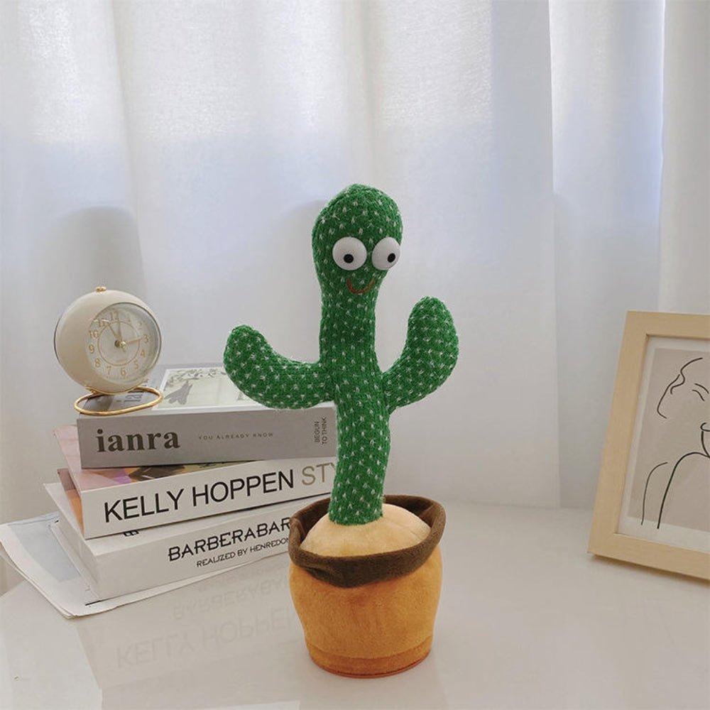 Rechargeable Dancer Cactus Glowing Dancing Electronic Plush Toy - Direct On Sale