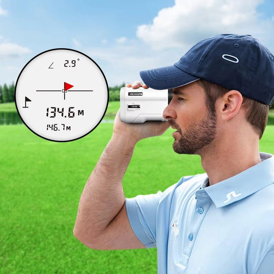 Rechargeable Golf Laser Rangefinder 6X Monocular Telescope Range Finder 1000m - Direct On Sale