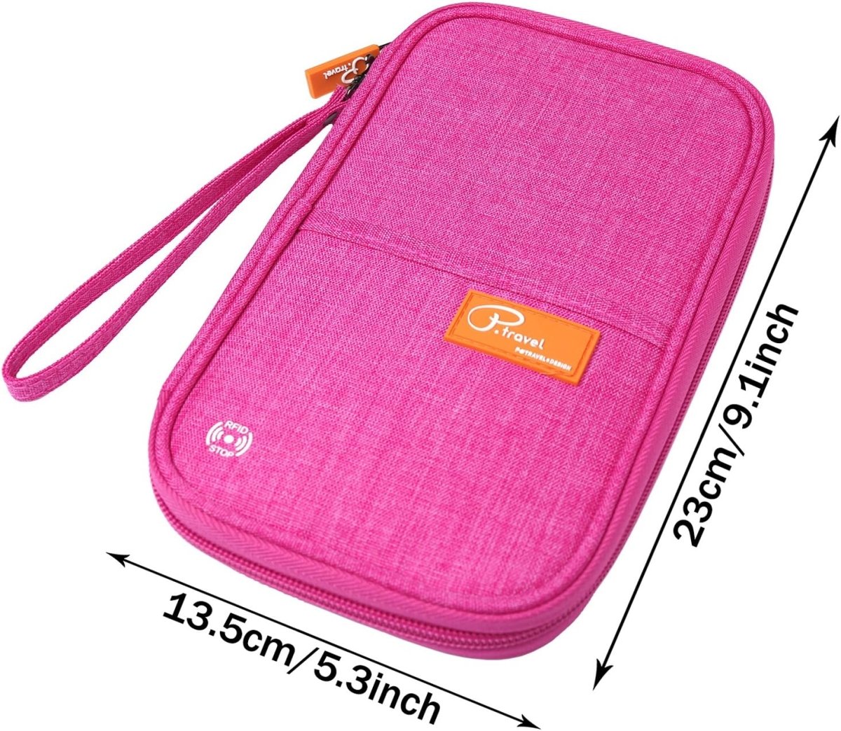 RFID Blocking Waterproof Travel Wallet with Large Capacity Family Passport Holder Document Organiser - Direct On Sale