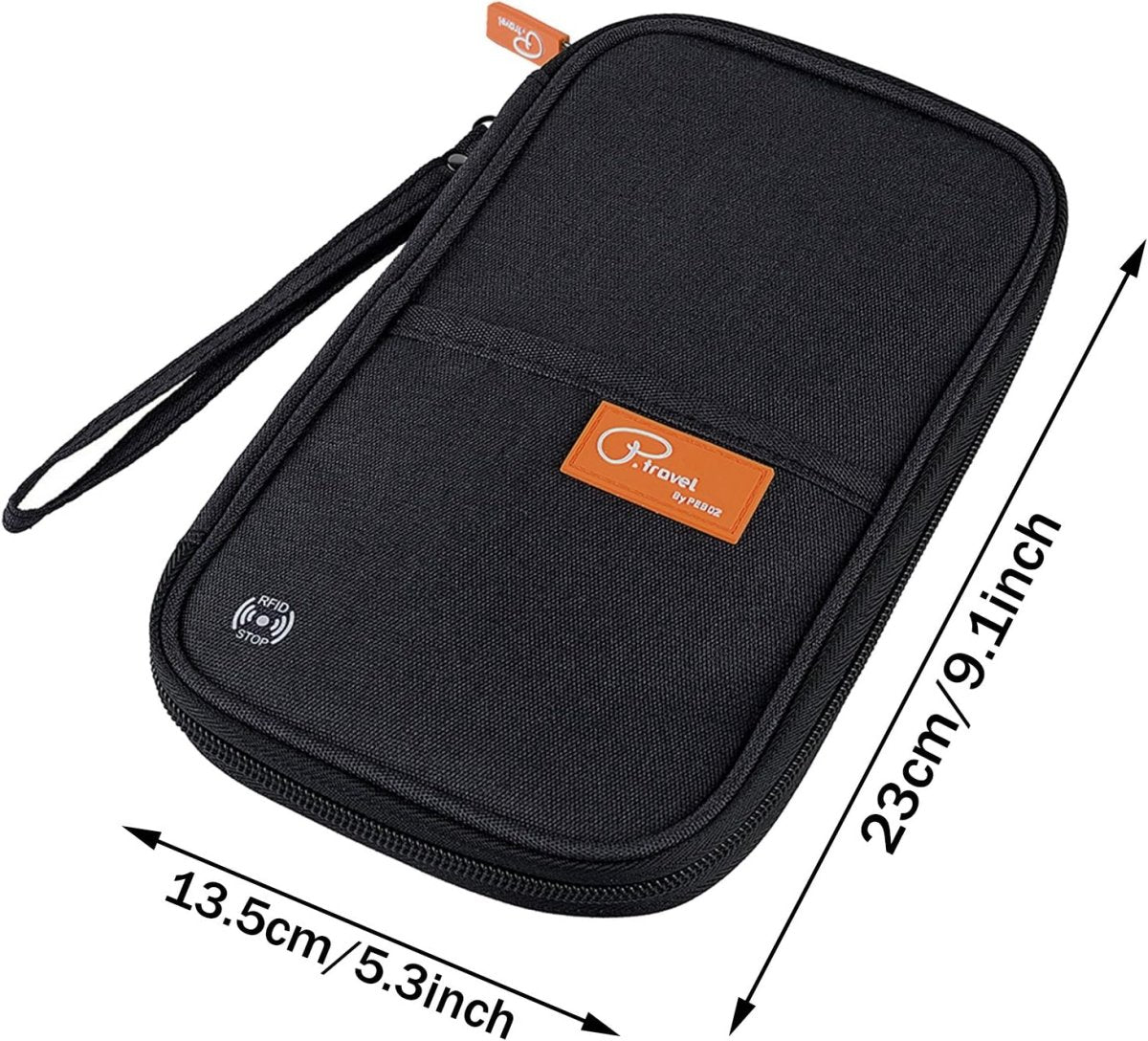 RFID Blocking Waterproof Travel Wallet with Large Capacity Family Passport Holder Document Organiser - Direct On Sale
